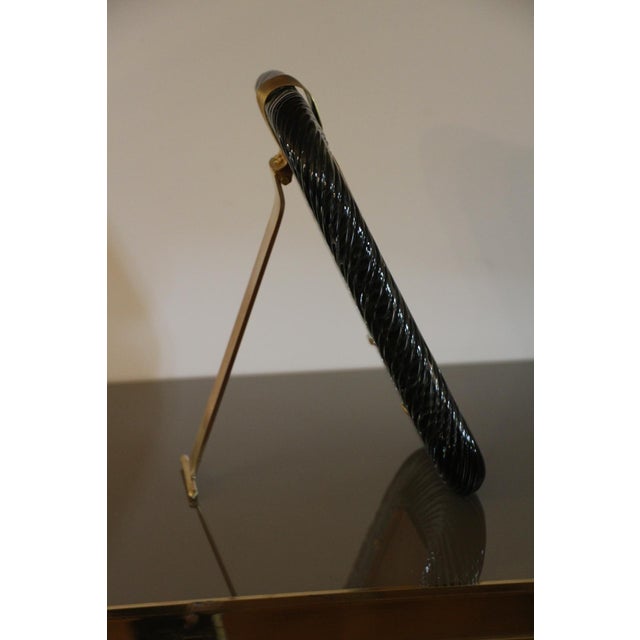 Smoked Grey Murano Glass Photo Frame, 2000s For Sale - Image 14 of 17