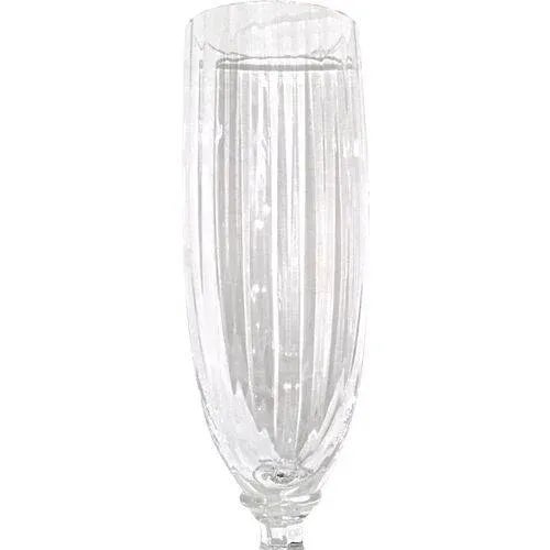 Glass Vintage Set 10 Baccarat Crystal Champagne Flutes For Sale - Image 7 of 9