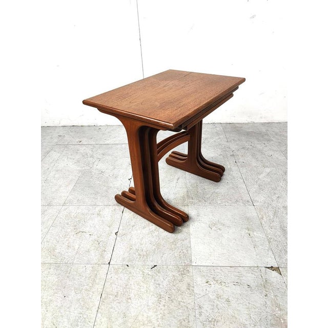 Set of Nesting Tables in Teak from G-Plan, 1950, Set of 3 For Sale - Image 11 of 13
