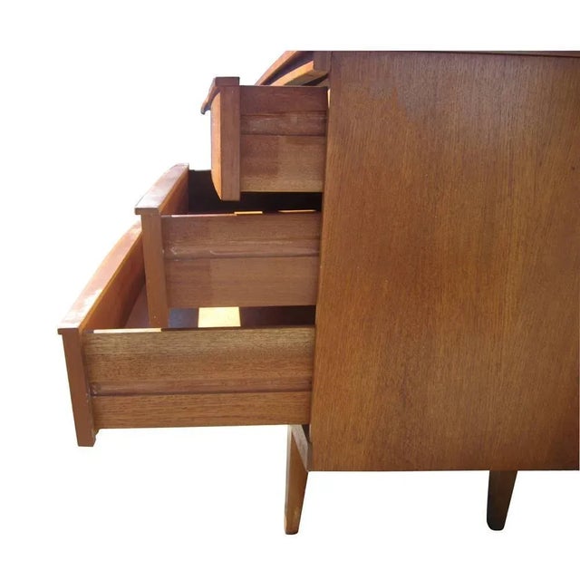 Beautility Vintage Danish Style Teak Credenza For Sale - Image 4 of 7