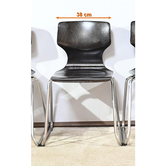 Side Chairs from Pagholz Flötotto, 1960s, Set of 4 For Sale - Image 9 of 14