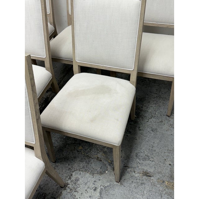 Van Thiel for Restoration Hardware French Square Back Dining Chairs, Set of Six For Sale In San Francisco - Image 6 of 12