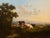 Italian 19th Century Framed Oil on Canvas Painting Depicting Cows in Pastures For Sale - Image 11 of 12