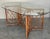 Chinese Chinese Chippendale Style Bamboo Dining Table With Oval Glass Top For Sale - Image 3 of 11