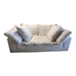 Restoration Hardware 7ft Cloud Bench Sofa For Sale