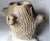 Mid 19th Century Antique 1800s Primitive, Folk Art Carved Marble Match Safe, Americana Patriotic Shield For Sale - Image 5 of 8