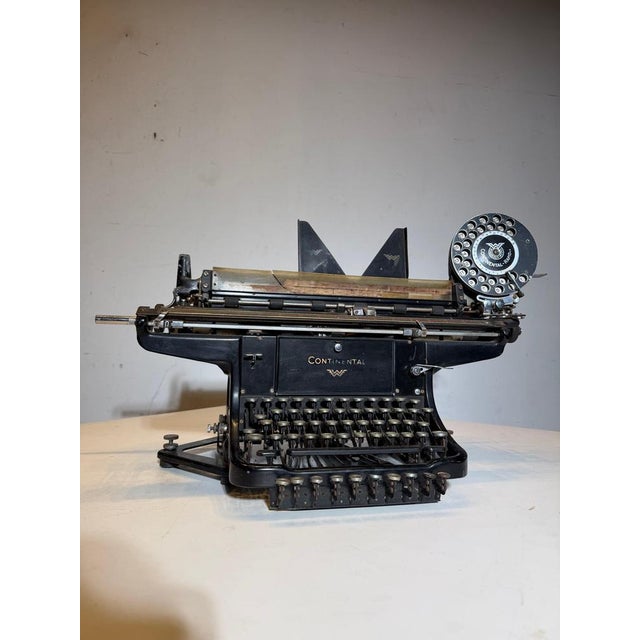 Vintage Continental Rapidus Typewriter For Sale - Image 3 of 13