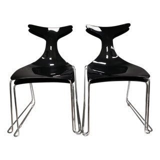 Delfy Dining Chairs by Gino Carollo for Ciacci Kreaty, Italy, 1990s, Set of 4 For Sale