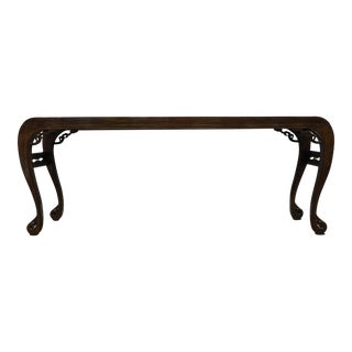 19th Century Waterfall Edge Console Table For Sale