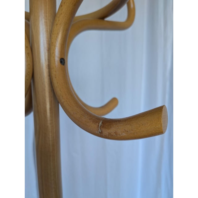 Wood Vintage Bentwood Coat Rack, 1970s For Sale - Image 7 of 17