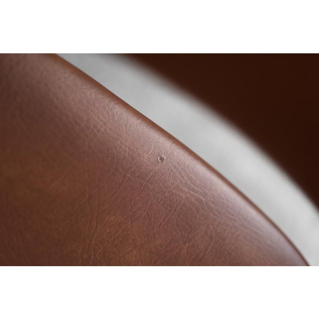 Mid-Century Scandinavian Modern Mahogany Office Chair, 1960s For Sale - Image 15 of 16