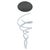 Silver Collection Orione 2.0 Chandelier in Metal and Crystal by Jago For Sale - Image 8 of 8