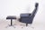 Set of Bauhaus Swivel Lounge Chair with Foot Stool in Vegan Leather & Chrome, 1960s For Sale - Image 12 of 13