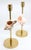 Metal Brass Candlesticks Shells Seashells For Sale - Image 7 of 15