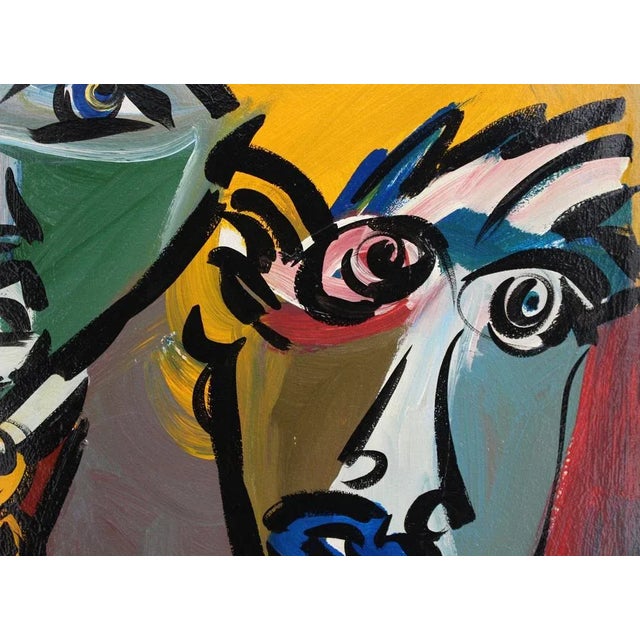 Peter Robert Keil, Rolling Stones, Three Heads, 1985, Acrylic on Canvas For Sale - Image 18 of 18