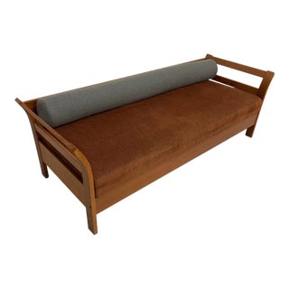 Mid-Century Danish Modern Scandinavian Modern Teak Daybed Sofa Bed, 1970s For Sale