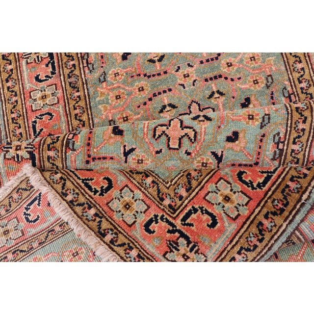 Measures: 2'8'' x 28'10''. Oversized Vintage Turkish Oushak Runner with All-Over Sub-Geometric Design This Oversized...