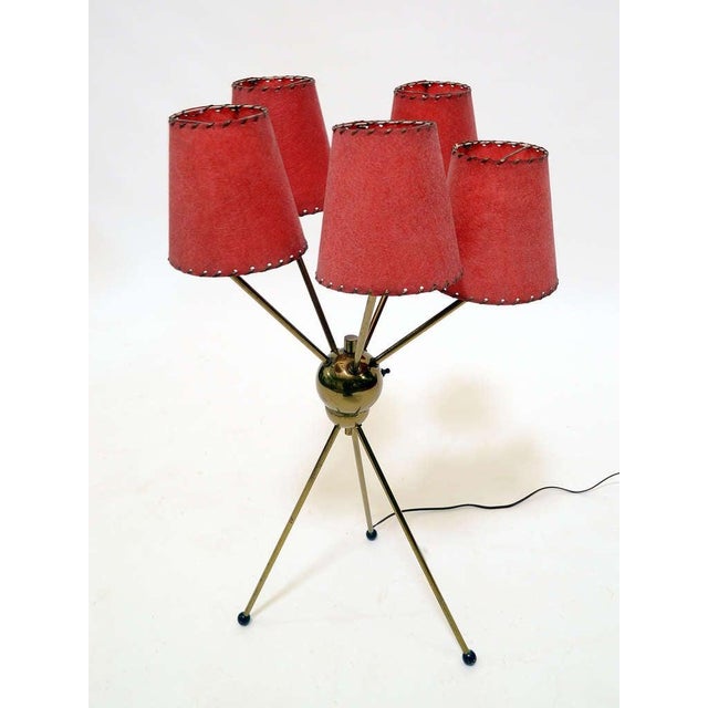 Brass 1950s Sputnik Table Lamp For Sale In Chicago - Image 6 of 10