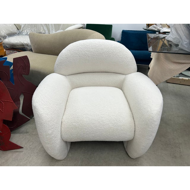 Pair of 1990s Vladimir Kagan Club Chairs. For Sale In Houston - Image 6 of 12
