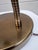 Vintage 1960s Brass Gooseneck Desk Lamp Milk Glass Dome Shade Mid-Century Modern Task Light For Sale - Image 10 of 12