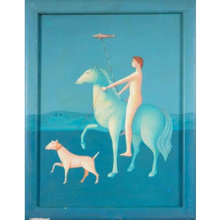 Unknown, Direction Indicated, Oil Painting, 1990s For Sale
