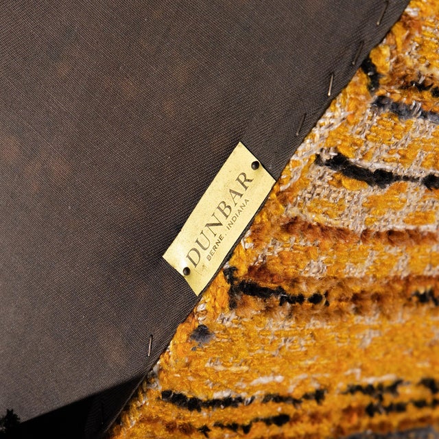 Edward Wormley for Dunbar Mid Century Brass Handled Dining Chairs - Pair For Sale - Image 13 of 13