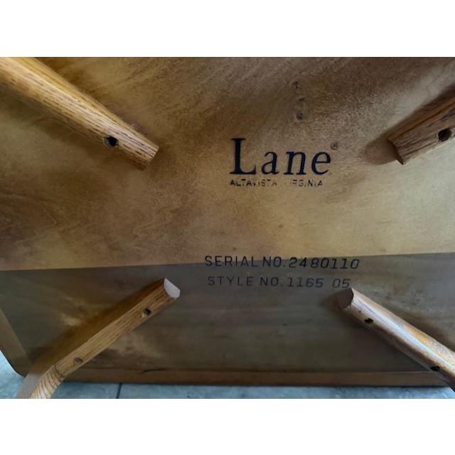 Pair of 1984 Lane Perception End Tables – Mid-Century Modern Walnut, Vintage For Sale - Image 9 of 9