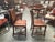 Wood Set of 4 19th-Century English Cromwellian Leather & Oak Dining Chairs For Sale - Image 7 of 18