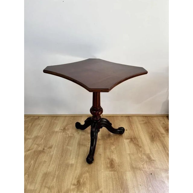Victorian Mahogany Lamp Table, 1860s For Sale - Image 4 of 9
