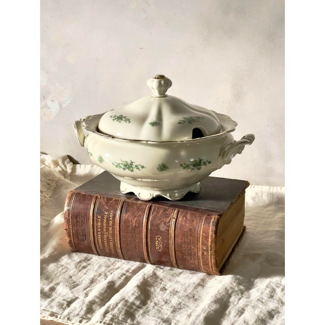 Porcelain Theresia Tureen with Gilt Details from Seltmann Weiden, Germany, 1950s For Sale - Image 15 of 16