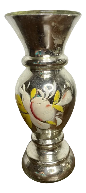 Antique Mercury Glass Vase