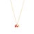 Early 21st Century Wishful Elephant & Red Enamel Evil Eye Pendant Gold Chain Necklace For Sale - Image 5 of 8
