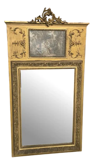 French Trumeau Mirror, 1880