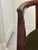 Petite Scale Mid-Century Italian Walnut Horseshoe Rail Back Armchairs - A Pair For Sale - Image 12 of 18