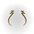 These iconic, bold lyrical Tiffany & Co. earrings were designed by Paloma Picasso in 1983 as part of her scribble...
