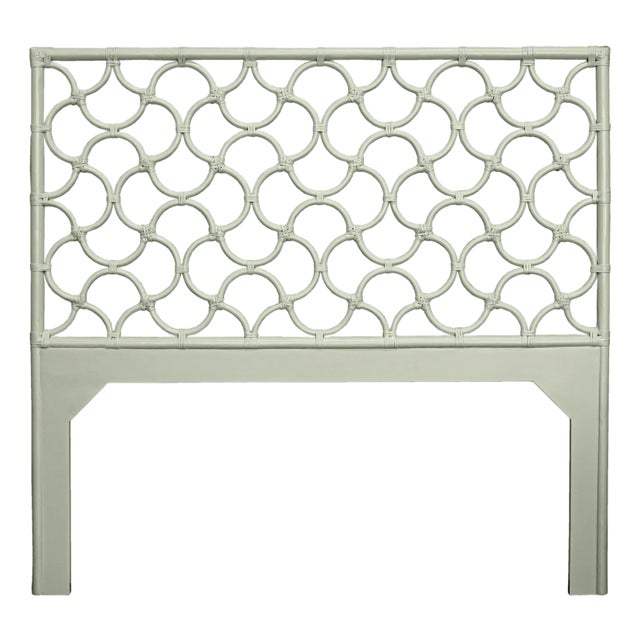 Mar Headboard Double, Celery Green For Sale