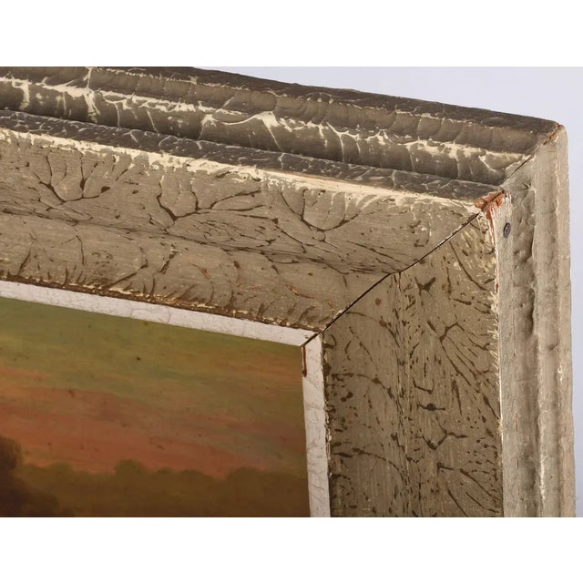 Early 20th Century Oil Painting on Panel Landscape For Sale - Image 9 of 11