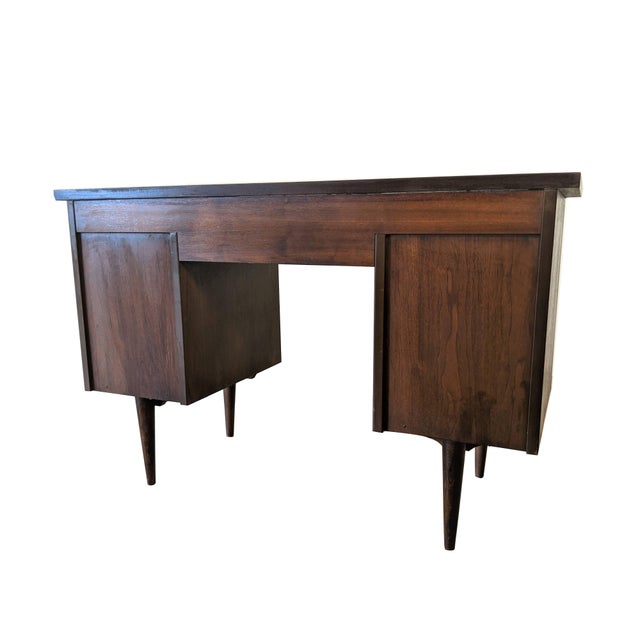 1960s MidCentury Modern Basset Walnut Desk Chairish