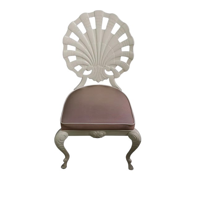 Mid-Century Modern Brown Jordan Grotto Aluminum Shell Back Outdoor Dining Set For Sale - Image 3 of 3