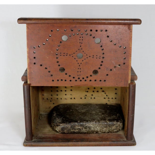 Antique American Primitive Foot Warmer Chairish