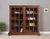Mission Solid Oak Double Door Bookcase - Walnut For Sale - Image 9 of 10
