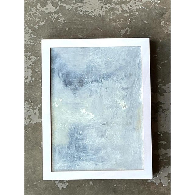 Vintage Abstract Expressionist Painting For Sale - Image 10 of 12