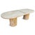 Vintage Krista Wood Oval Dining Table For Sale - Image 4 of 8