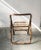 Mid-Century Bamboo Folding Chair with Brass Details, 1950s For Sale - Image 4 of 11