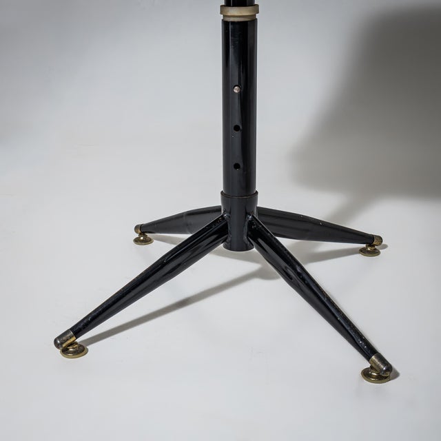 Mid-Century Bar Stools, Italy, 1960s, Set of 4 For Sale - Image 6 of 7