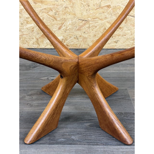 Teak Coffee Table T118 Glass by Illum Wikkelso for Niels Eilersen, 1970s For Sale - Image 14 of 18