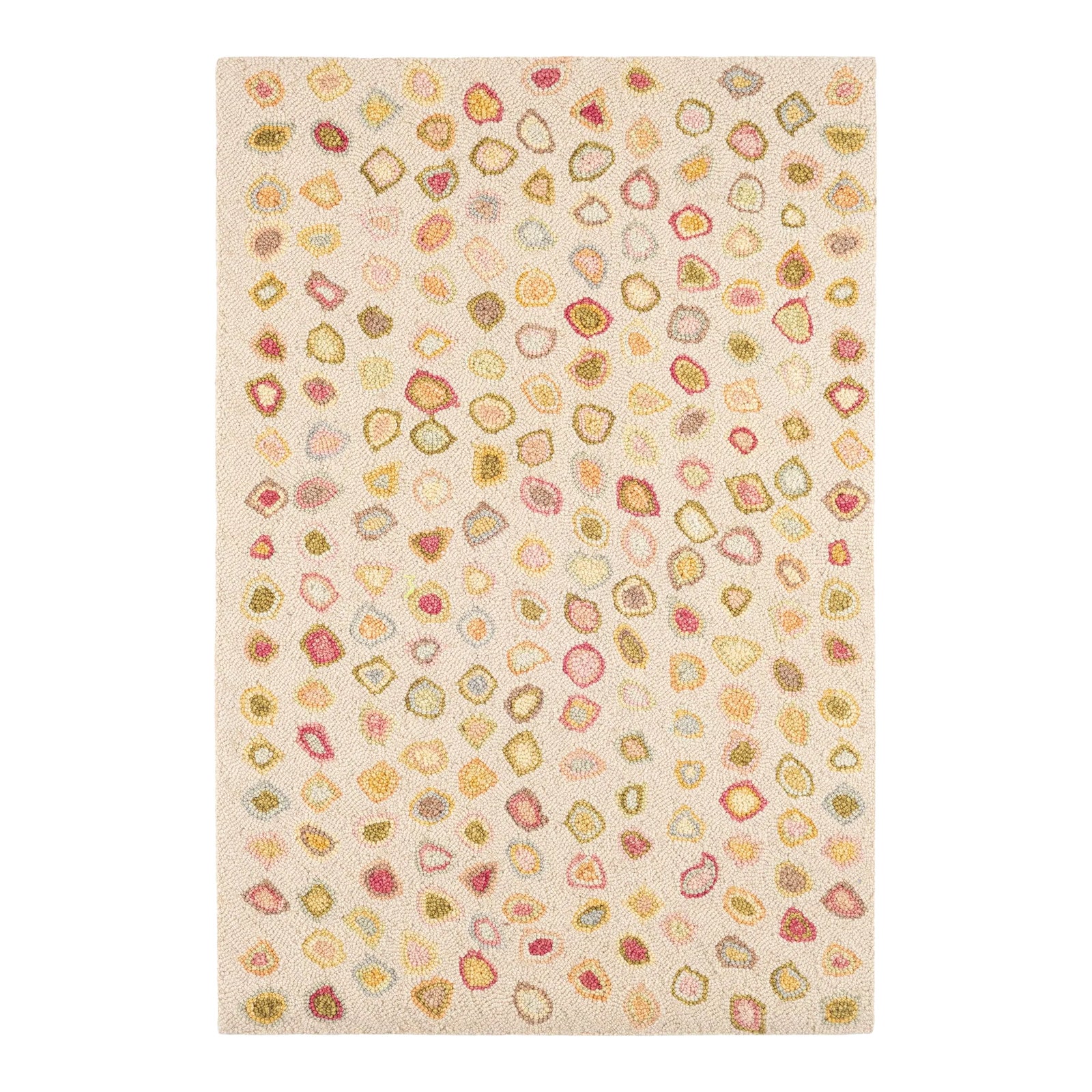 Dash & Albert by Annie Selke Cat's Paw Pastel Micro Hooked Wool Rug, 2 ...