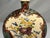 Japanese Hand Painted Flambe Glazed Moon Flask for your consideration. The vase measures approx. 6 3/8 inches tall, 5...