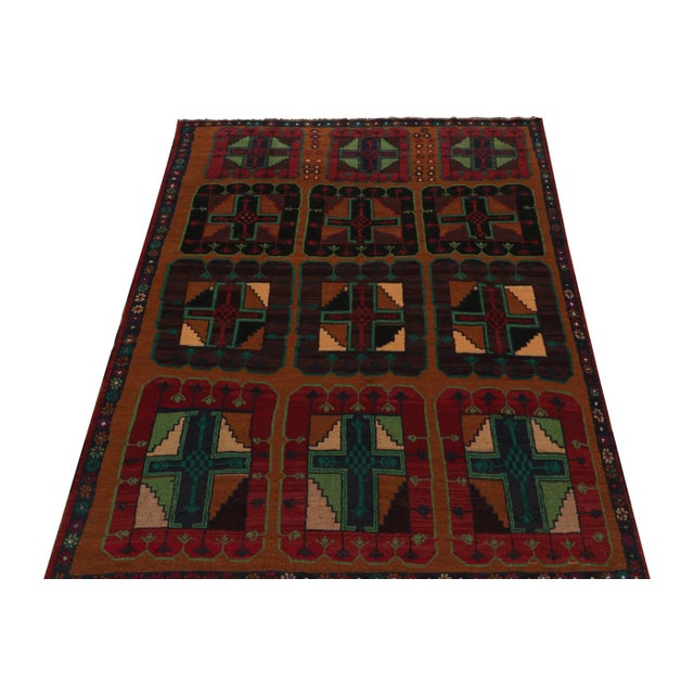 Tribal Rug & Kilim’s Baluch Tribal Rug With Colorful Geometric Patterns For Sale - Image 3 of 7