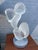 Metal Monumental Textured Art Acrylic Abstract Sculpture on Brushed Aluminum Base by Sally Mattikow For Sale - Image 7 of 9